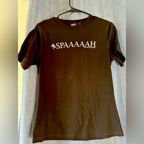 Gear For Sports Tops - Gear For Sports Spaaaaah Rancho La Puerta Women’s T Shirt‎ Black M Pink Letters